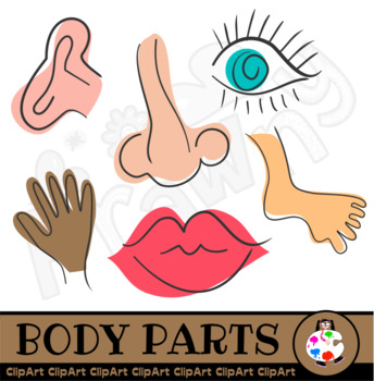 Preview of Free Anatomy Scribble Clip Art