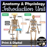 Anatomy Introduction Terminology Unit (Directional Terms, 