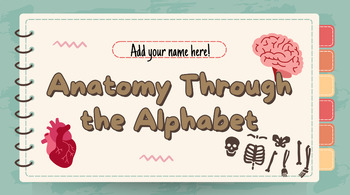 Preview of Anatomy Through the Alphabet - ABC Book