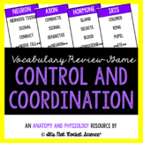 Anatomy Vocabulary Review Game - Control and Coordination