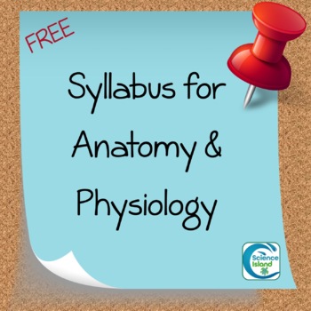 Preview of Anatomy and Physiology Course Syllabus FREE RESOURCE