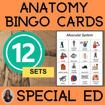 Preview of Anatomy and Physiology Curriculum Bingo Cards 12 Human Body Systems