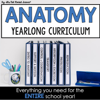 Preview of Anatomy and Physiology Curriculum FULL YEAR Bundle