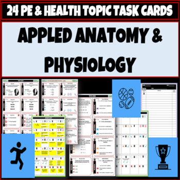 Preview of Anatomy and Physiology PE Task Cards