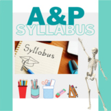 Anatomy and Physiology Syllabus
