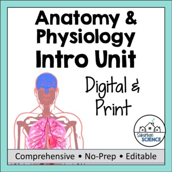 Preview of Anatomy and Physiology UNIT 1: Introduction, Directional Terms & Biology Review