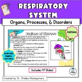 Anatomy and Physiology Unit 9: Respiratory System Editable Slides