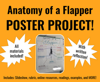 Preview of Anatomy of a Flapper Poster Project - with Written Reflection