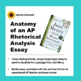 Anatomy of an AP Rhetorical Analysis Essay Using Just Mercy