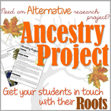 Ancestry Project- An ALTERNATIVE RESEARCH Project!