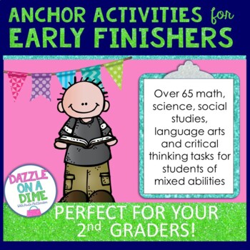 Preview of Fun 4 Early Finishers 2nd Grade Math, Science, L.A., Social Studies Thinking