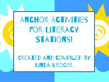 Preview of Anchor Activities for Literacy Stations!