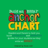 Anchor Chart for Essay Writing: Build Your Own
