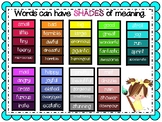 Anchor Chart for Shades of Meaning