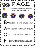 Anchor Chart for Teaching RACE- Restate, Answer, Cite Evid
