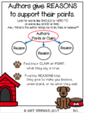 Anchor Chart for Teaching Reasons an Author Gives to Suppo