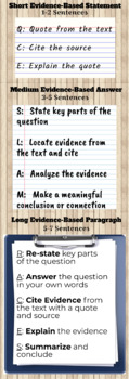 Preview of Anchor Charts: Evidence-Based Writing