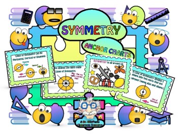 Preview of Anchor Charts: Symmetry - Geometry and Spatial Sense