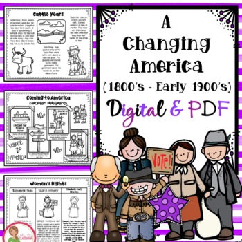 Preview of Anchor Charts - Turn of the Century - A CHANGING AMERICA - DIGITAL & PDF