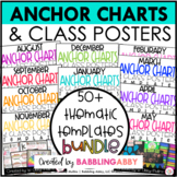 Anchor Charts and Class Poster BUNDLE | Classroom Decor | 