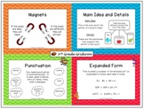 Anchor Charts for 3rd Grade - All Subjects (CCSS Aligned)