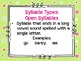 Anchor Charts for Six Syllable Types FREEBIE by Learning-Laughing-Leading