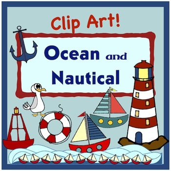 Preview of Anchors Away! Nautical and Ocean Clip Art