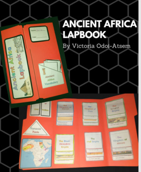 Preview of Ancient Africa Lapbook, Elementary- Black History Activity- African History