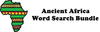 Preview of Ancient Africa Word Search Bundle