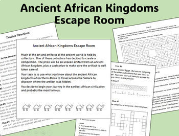 Preview of Ancient African Kingdoms Escape Room