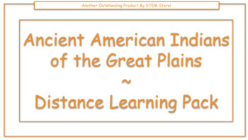 Preview of Ancient American Indians of the Great Plains [Distance Learning - Digital]
