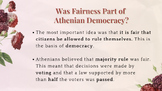 Ancient Athens Democracy Presentation, Scaffolded Notes - 