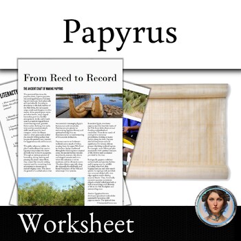 Preview of Ancient Biotechnology - Egyptian Papyrus Worksheet