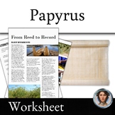 Ancient Biotechnology - Egyptian Papyrus Worksheet