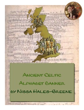 Preview of Ancient Celtic Alphabet Banner