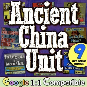 Preview of Ancient China Activities World History Unit | 9 Ancient Civilizations Resources