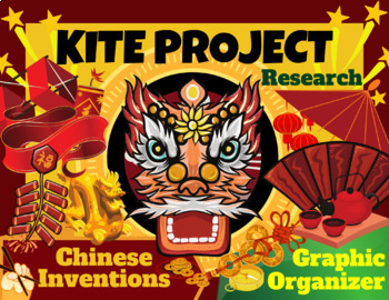 Preview of Ancient China Activity | Chinese Inventions Graphic Organizer Kite Project