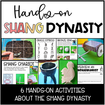 Preview of Ancient China Art Hands-on Shang Dynasty Activities 2nd, 3rd, 4th, 5th Grade