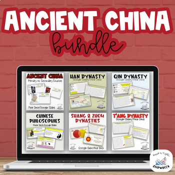 Preview of Ancient China BUNDLE Pear Decks, Google Docs, and more!