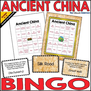 Preview of Ancient China Bingo