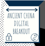 Distance Learning: Ancient China Digital Breakout / Escape Room