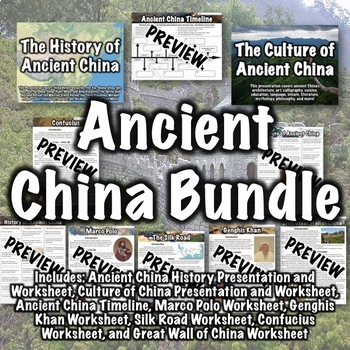 Preview of Ancient China Bundle