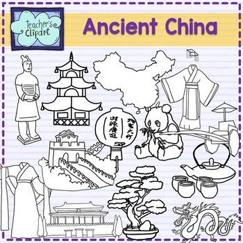 Ancient China Clip Art {Social Studies clipart} by Teacher's Clipart