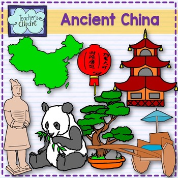 Preview of Ancient China Clip Art {Social Studies clipart}