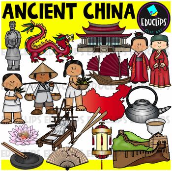 Preview of Ancient China Clip Art Set {Educlips Clipart}