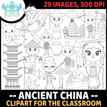 Ancient China Digital Stamps (Lime and Kiwi Designs) by Lime and Kiwi ...