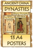 Ancient China - Dynasties - Posters - Bulletin