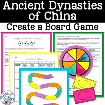 Preview of Ancient China Dynasties Shang Zhou Qin Han Board Game Projects