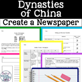 Ancient China Dynasties - Newspaper Project