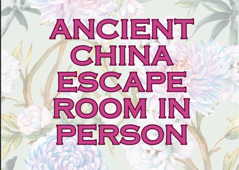 Preview of Ancient China Escape Room